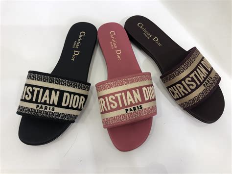 black dior slips|christian Dior slippers price.